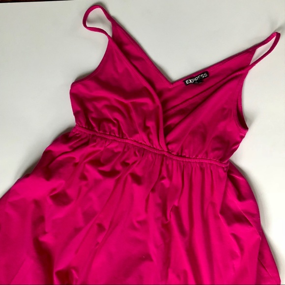 Express Flare Dress in Pink - Picture 5 of 8